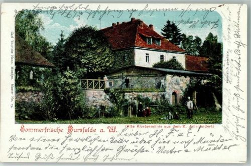 Bursfelde 1904 Klostermühle