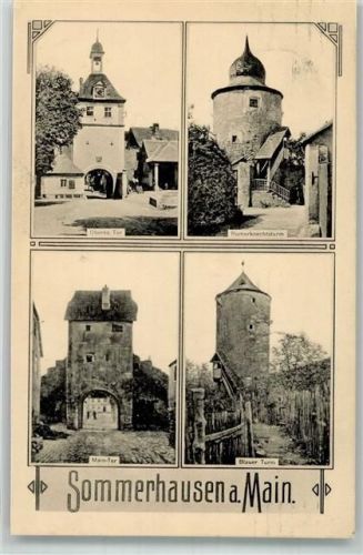 Sommerhausen Oberes Tor Maintor Glaserturm