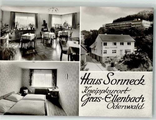 Grasellenbach Pension Haus Sonneck Informationskarte