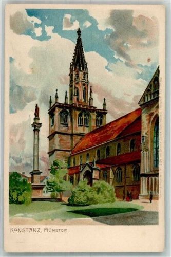 Konstanz 1900 Münster Zieher, Ottmar Nr. 2194