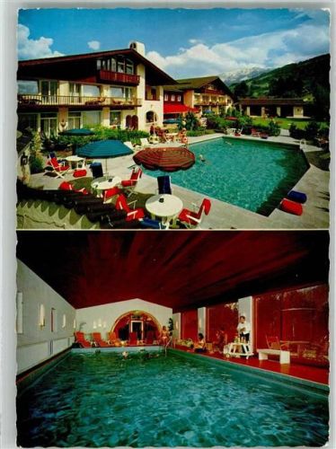 Garmisch-Partenkirchen 1971 Hotel Alpina Schwimmbad