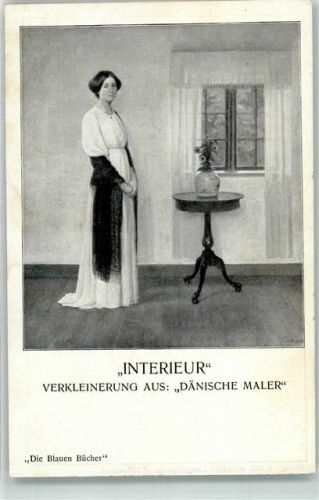 Düsseldorf Dänische Maler Postkarte der Blauen Bücher Verlag Karl Robert Langewiesche