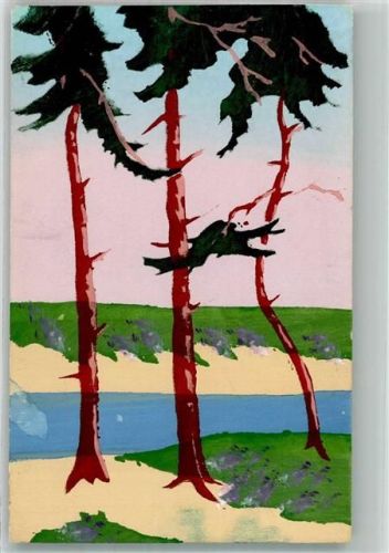 Landschaft Schablonenmalerei