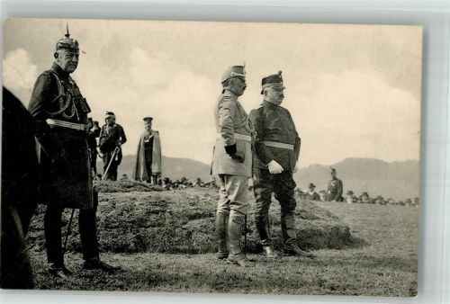 1912 Manöver Besuch in der Schweiz mit Kommandant Wille und General Moltke Verlag Synnberg Nr. 2051