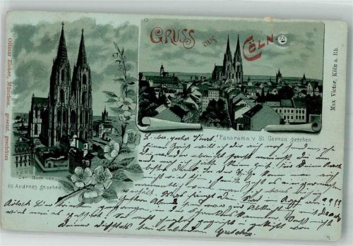 Köln Altstadt-Nord 103 1898 Dom v. St Andreas gesehen