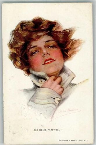 1915 Portrait einer jungen Frau mit zerzausten Haaren Verlag Reinthal & Newman No. 234