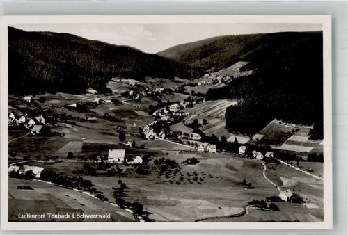 Tonbach Fliegeraufnahme Gasthaus u. Pension z. Waldluft Freigegeben d. R.L.M.
