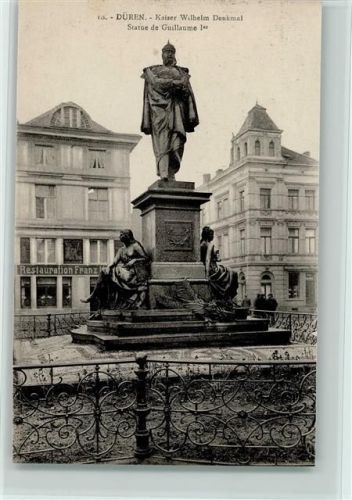 W5160 Düren Kaiser Wilhelm Denkmal Statue de Guillaume Adel Kaiser Wilhelm I