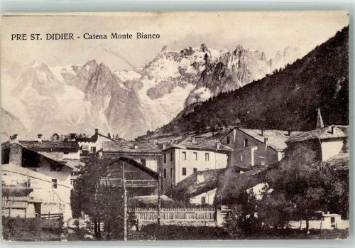 Pre' Saint Didier 1912 Monte Bianco