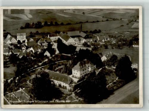 Polsingen Fliegeraufnahme Polsingen Pflegeanstalt