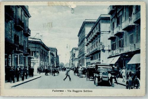Palermo Via Ruggero Settimo Auto Oldtimer