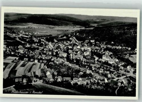 Plüderhausen Fliegeraufnahme Freigegeben d. R.L.M.