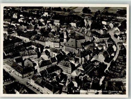 Wunsiedel Fliegeraufnahme Wunsiedel Stadtzentrum