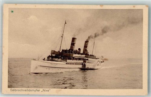 Salondampfer Raddampfer Nixe Nordsee Linie AG