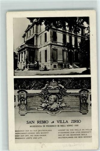 San Remo Villa Zirio