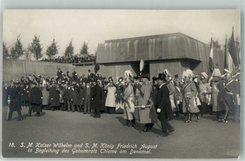 Leipzig Nr. 18 König Friedrich August Erinnerung Einweihung des Völkerschlachtsdenkmals 1913