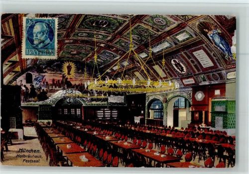 München Hofbräuhaus Innenaufnahme Festsaal