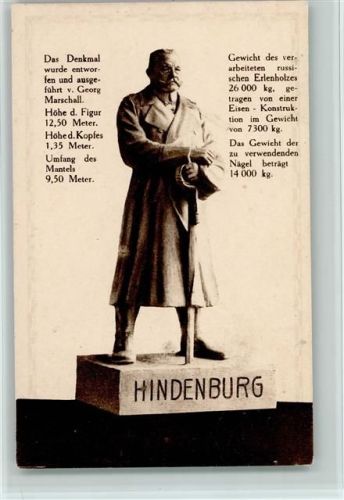 Denkmal - Der eiserne Hindenburg