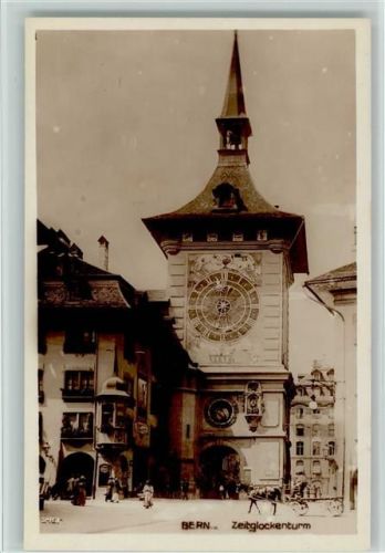 Bern - Zeitglockenturm Foto ca 1920 AK