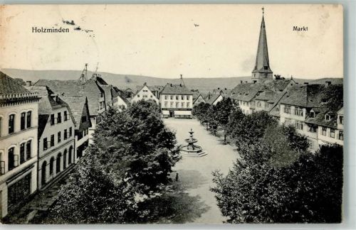 Holzminden 1909 Markt