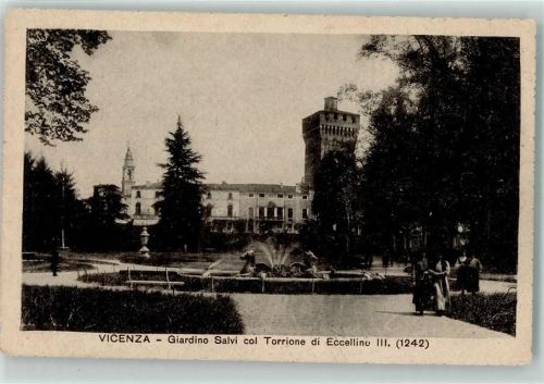 Vicenza Giardino Salvi col Torrione di Eccellino III: