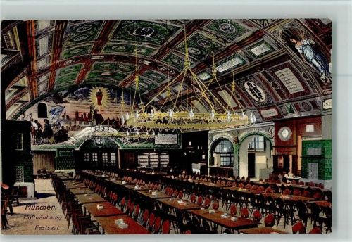 München Hofbräuhaus Innenaufnahme Festsaal