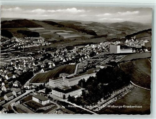 Meschede Luftaufnahme St. Walburga-Krankenhaus