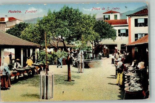 Funchal 1921 Marktszene