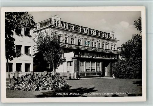 Seebad Ahlbeck Erholungsheim Deutscher Buchhändler