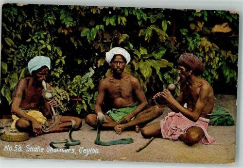 Colombo 1915 Tracht Snake Charmers