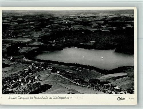 Marienheide Luftaufnahme Brucher Talsperre