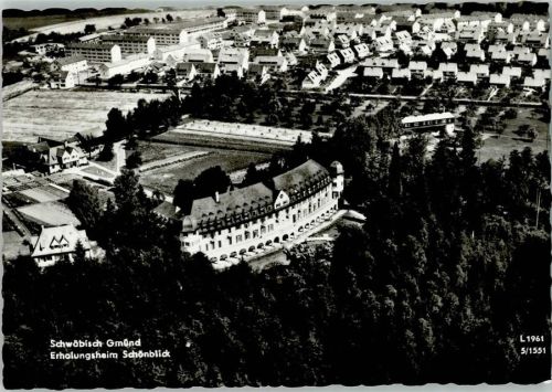 Schwäbisch Gmünd Luftaufnahme Erholungsheim Schönblick