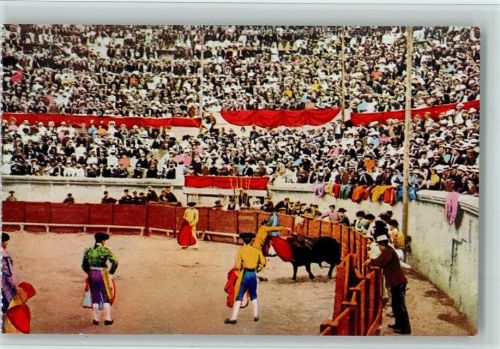Nimes Stierkampfarena Torero verstezt den finalen Stoß