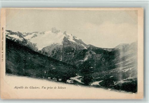 Mont Blanc de Cheilon Aiguille des Glaciers Vue prise de Seloyes