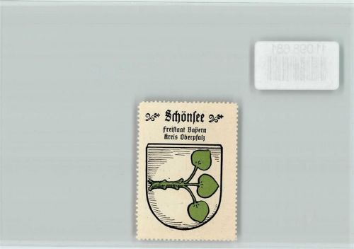 Schönsee Vignette Wappen Kaffee Hag ca 1920-1940