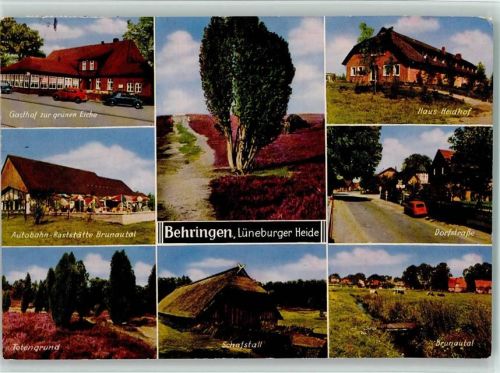 Behringen Gasthof zur grünen Eiche Autobahn-Raststätte Brunautal Totengrund Schafstall Haus Heidhof Dorfstraße Brunautal