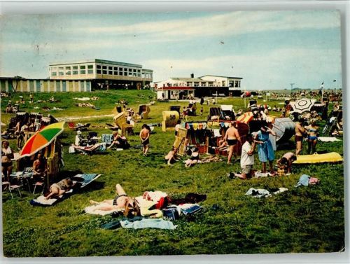 Burhave Am Strand Strandkörbe