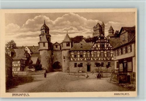Braunfels Marktplatz Fachwerkhaus