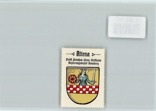 Altena Vignette Wappen Kaffee Hag ca 1920-1940