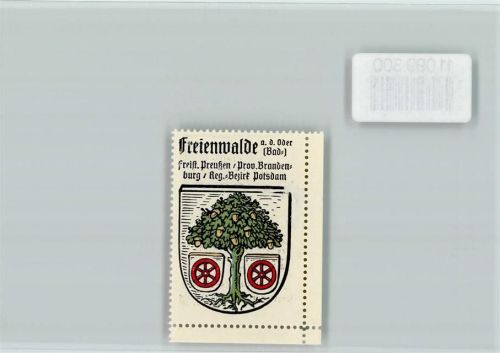 Bad Freienwalde Vignette Wappen Kaffee Hag ca 1920-1940