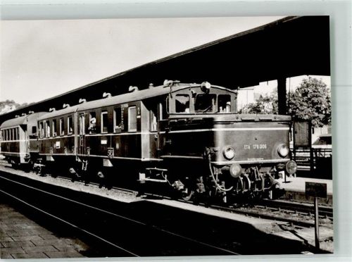 Limburg Lokomotive ETA 178006 im Bahnhof Fotograf Kurt Eckert