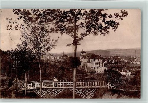 Bad Hersfeld Blick nach Bad Hersfeld Brücke