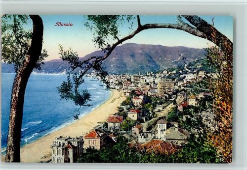 Alassio Blick auf Alassio
