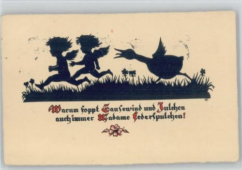 Scherenschnitt - sign OST - Engel - Reime -