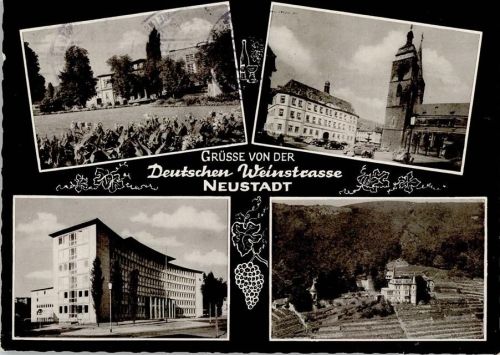 Neustadt Ortsansichten Kirche 4-Bildaufnahme