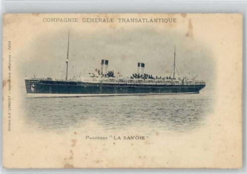 Schiff La Savoie ca 1905 AK