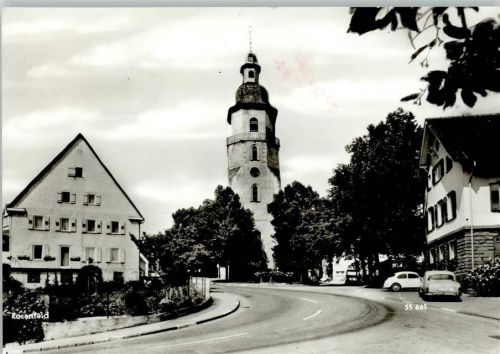 Rosenfeld Ortsansicht mit Kirche