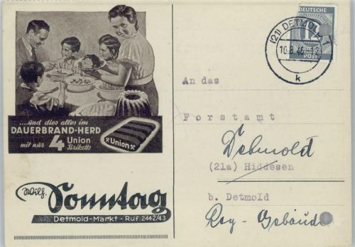 Union Dauerbrand Herd - 1946 AK