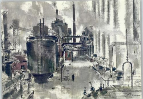 Essen Aral Nr. 3 Serie "Das Ruhrgebiet" Raffinerien