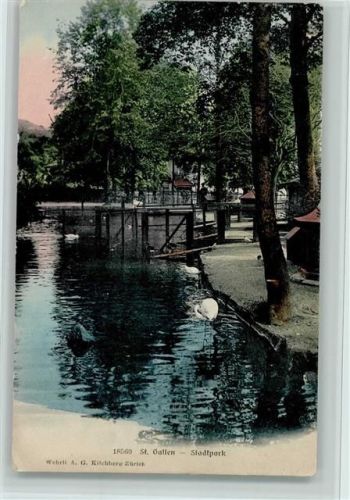 St. Gallen 1912 Stadtpark AK